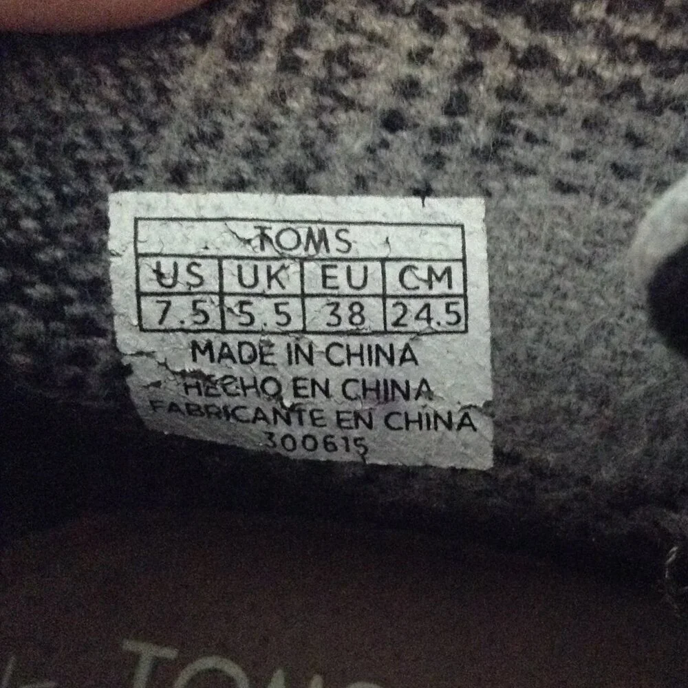 Tom's Grey Suede Wedge Boots, 